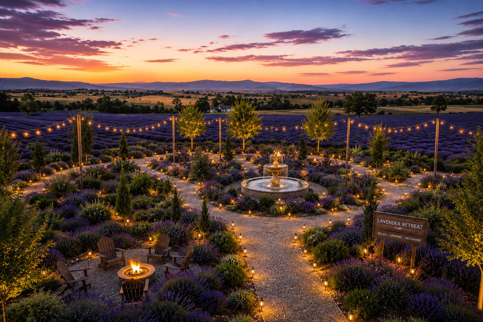 Glamping at Blackfoot Lavender Retreat