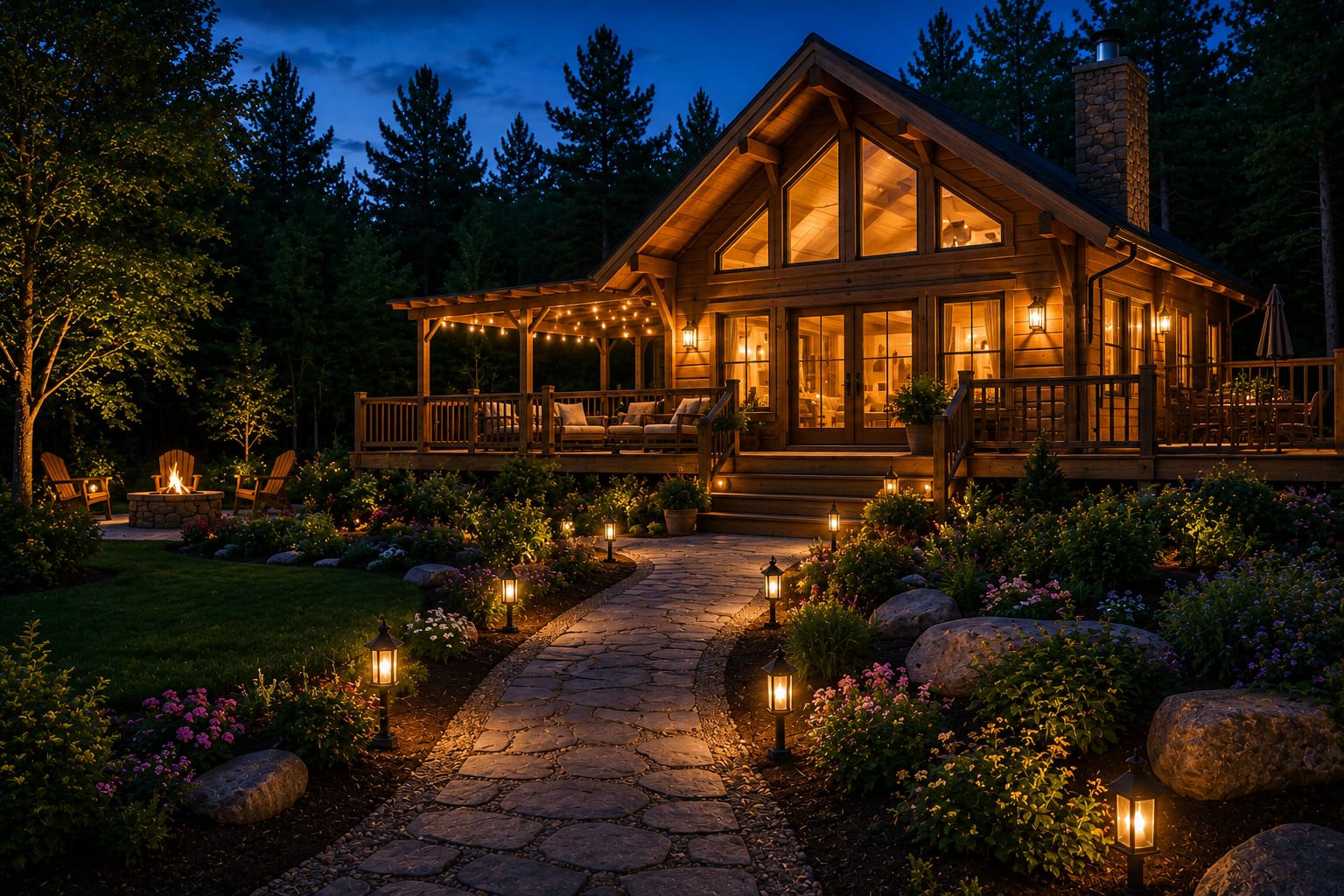 Property exterior at Blackfoot Lavender Retreat
